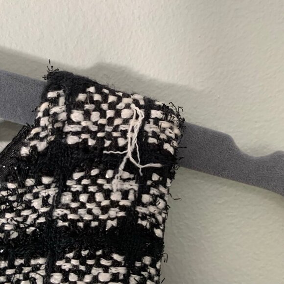 Milly textured metallic tweed shift sleeveless lined knee length dress - Picture 5 of 12